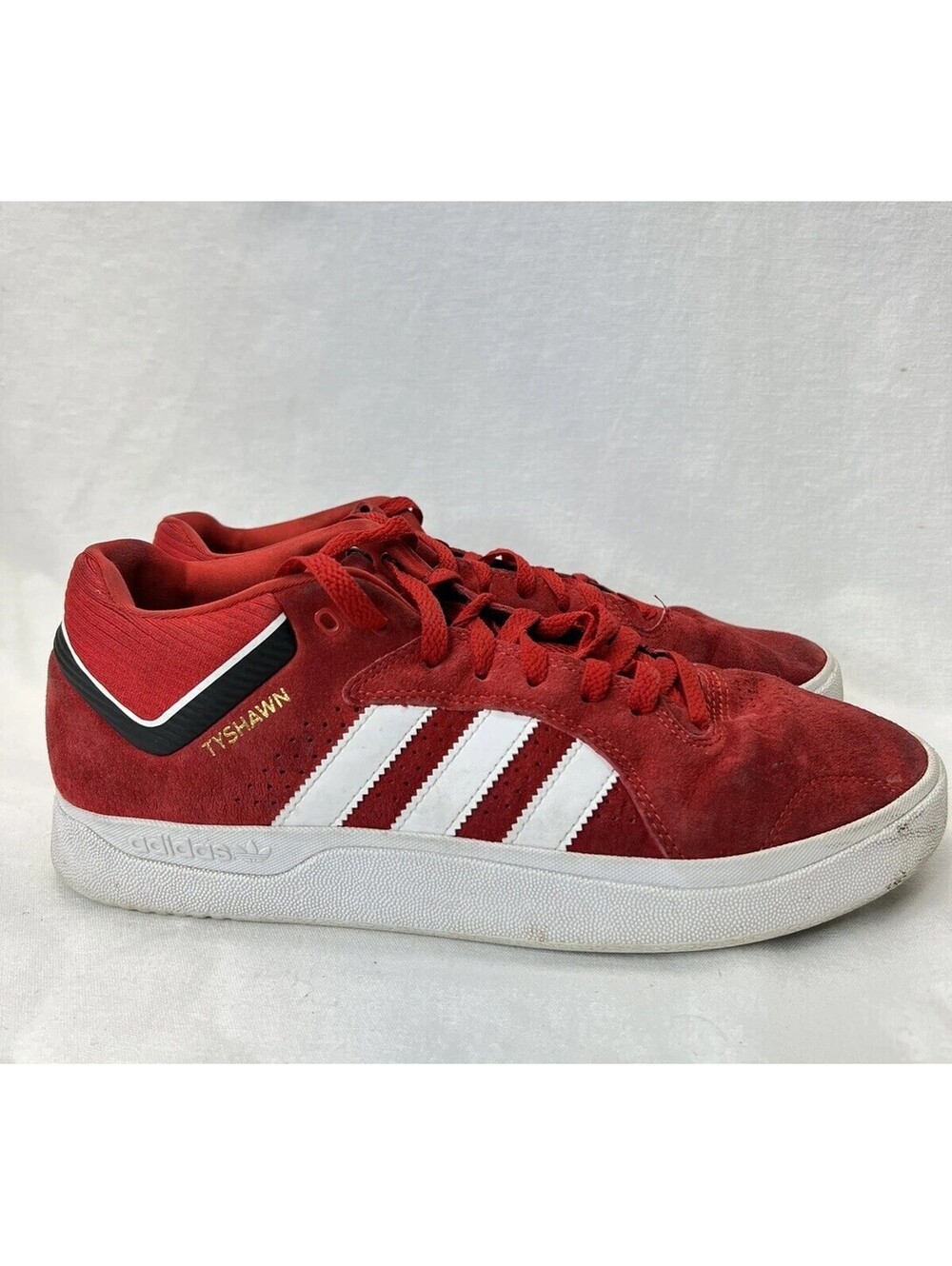 Adidas Tyshawn Jones Scarlet 2019 Red Suede EE6077 Size 10